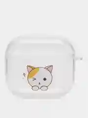 Зелёный хаки чехол для наушников AirPods 3, силиконовый, прозрачный