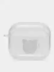 Зелёный хаки чехол для наушников AirPods 3, силиконовый, прозрачный