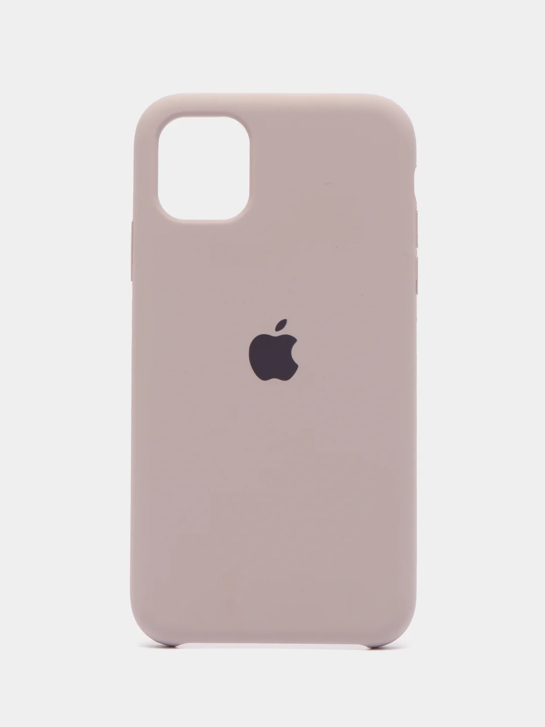 Серебряный чехол Silicone Case для iPhone 11