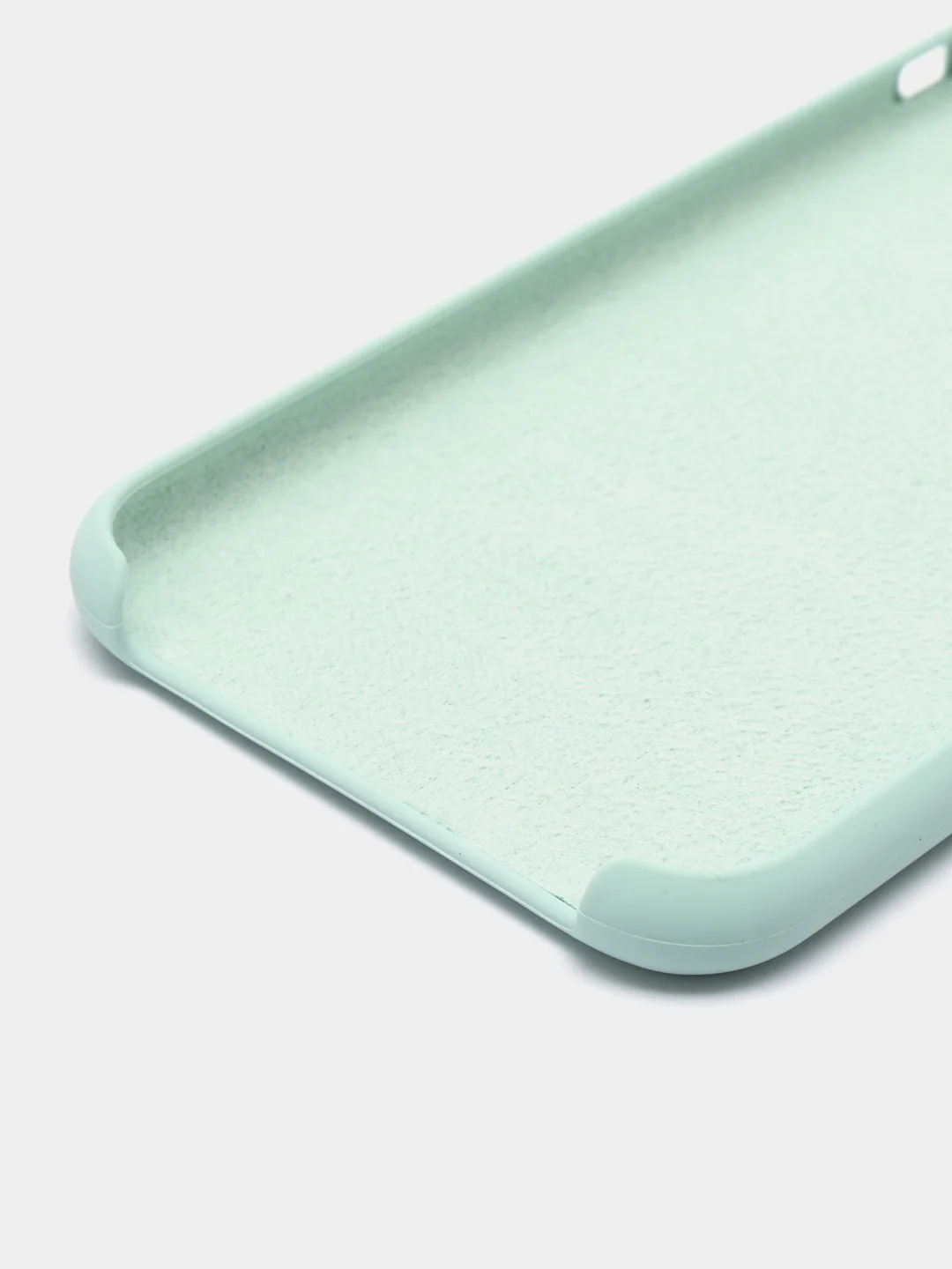 Белый чехол Silicone Case для iPhone XR