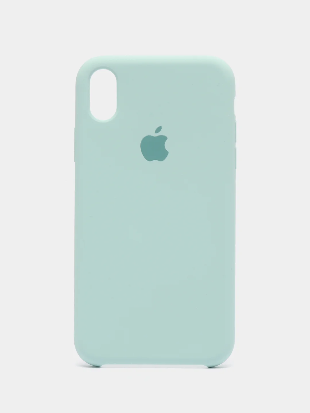 Белый чехол Silicone Case для iPhone XR