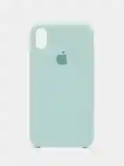 Белый чехол Silicone Case для iPhone XR