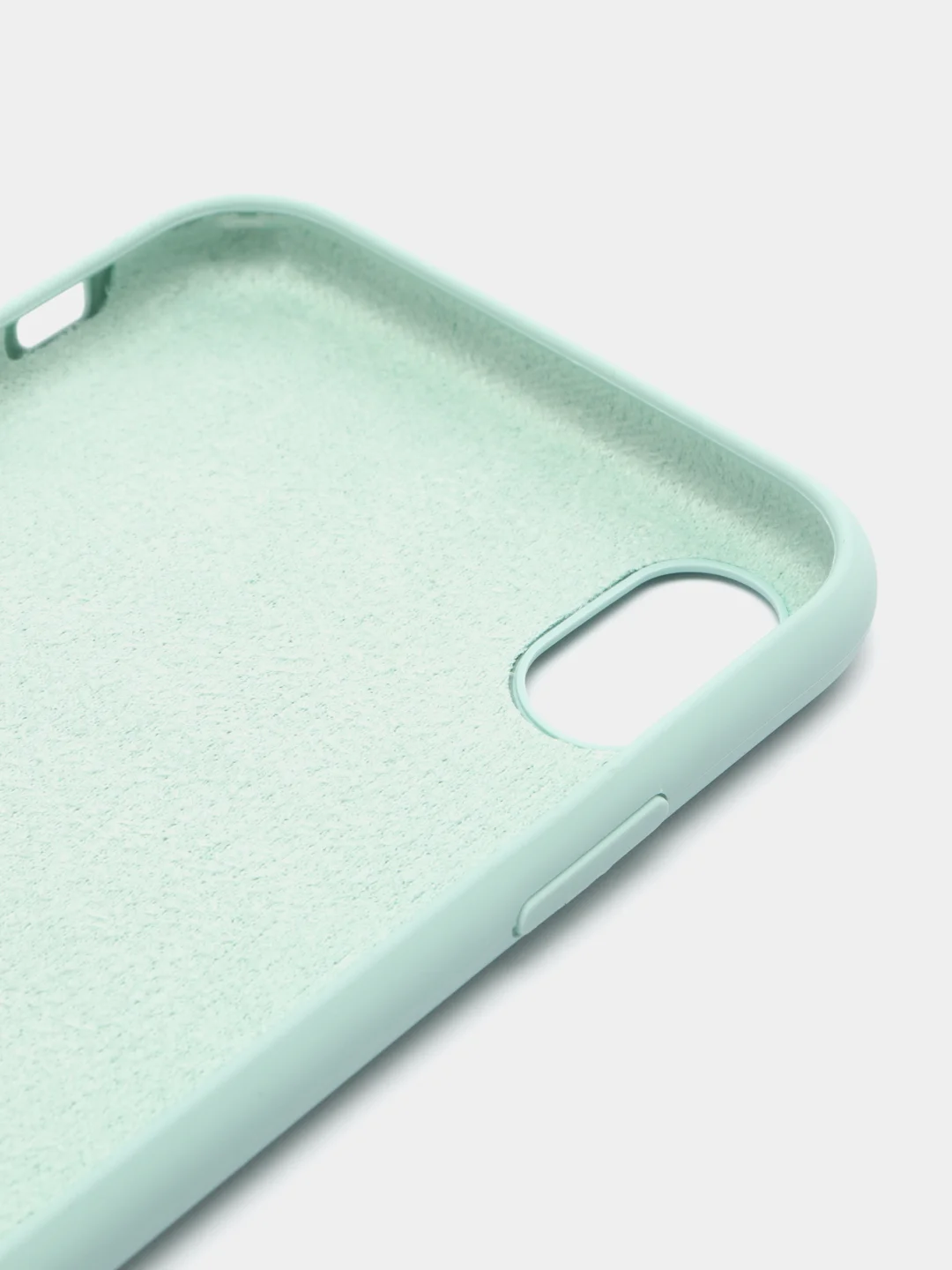 Белый чехол Silicone Case для iPhone XR