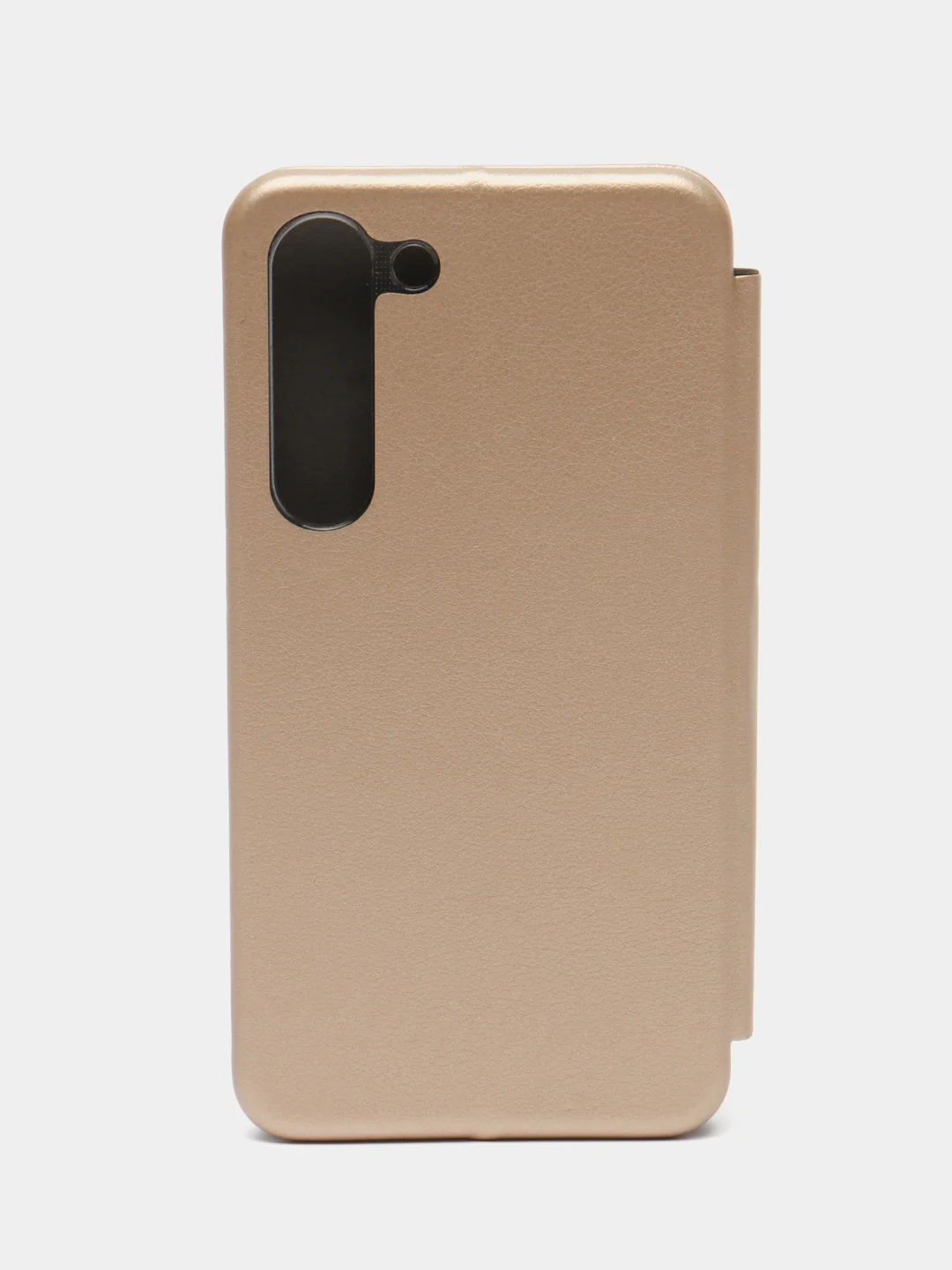 Золотой чехол-книжка для Samsung Galaxy S23 (Самсунг Галакси С23)