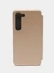 Золотой чехол-книжка для Samsung Galaxy S23 (Самсунг Галакси С23)