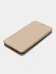 Золотой чехол-книжка для Samsung Galaxy S23 (Самсунг Галакси С23)