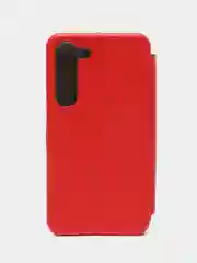 Красный чехол-книжка для Samsung Galaxy S23 (Самсунг Галакси С23)