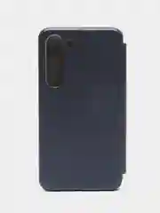 Темно-синий чехол-книжка для Samsung Galaxy S23 (Самсунг Галакси С23)
