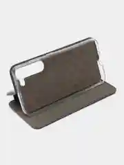 Темно-синий чехол-книжка для Samsung Galaxy S23 (Самсунг Галакси С23)