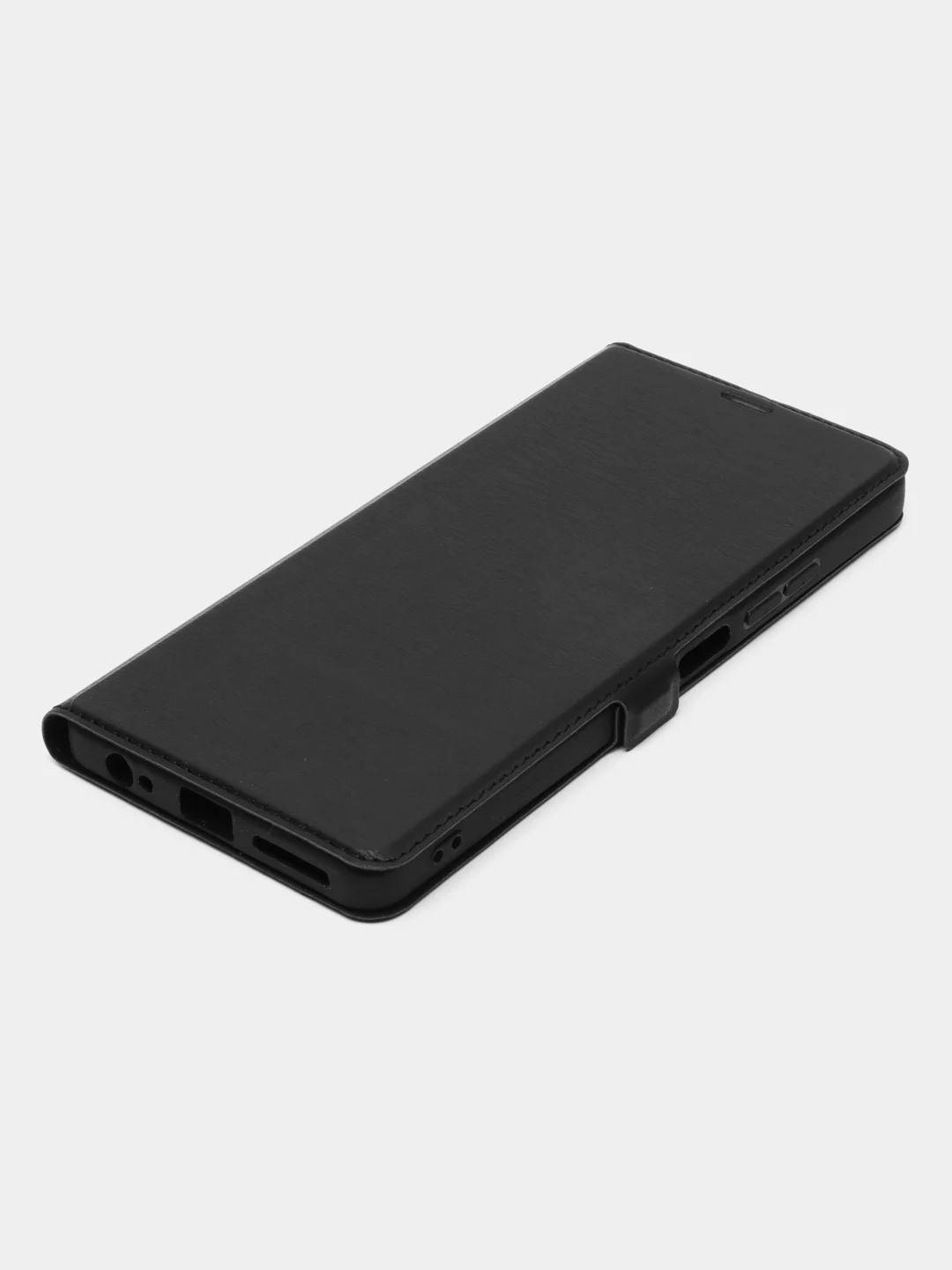 Черный чехол-книжка Borasco для Infinix Hot 30i, Infinix Hot 30