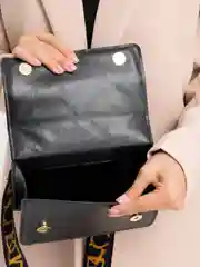 Черный женская сумка кросс-боди