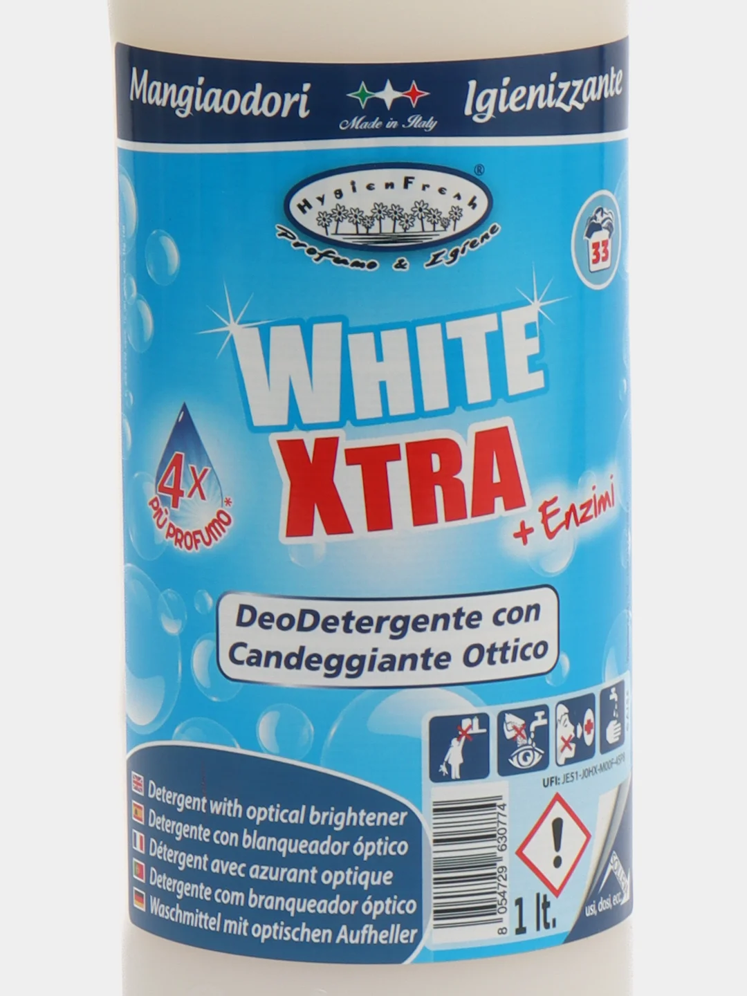 Профессиональное средство для стирки белого белья с энзимами White Xtra 1 л, Tintolav