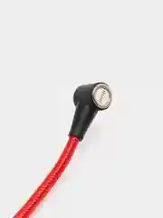 Алый магнитный кабель с быстрой зарядкой 3А и разъемы micro-USB / Type-C / iPhone Lightning