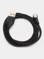 Хром магнитный кабель с быстрой зарядкой 3А и разъемы micro-USB / Type-C / iPhone Lightning