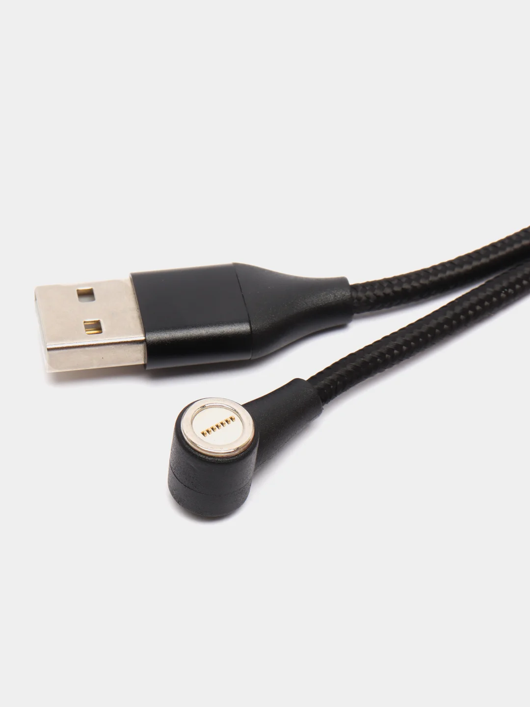 Хром магнитный кабель с быстрой зарядкой 3А и разъемы micro-USB / Type-C / iPhone Lightning