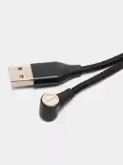 Хром магнитный кабель с быстрой зарядкой 3А и разъемы micro-USB / Type-C / iPhone Lightning