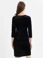 Черный платье женское, вечернее, велюровое