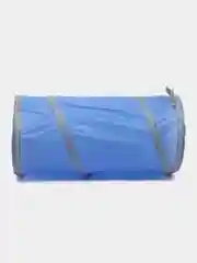 Синий тоннель шуршащий для кошек, складной игровой комплекс с подвесной игрушкой