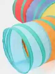 Красный тоннель шуршащий для кошек, складной игровой комплекс с подвесной игрушкой