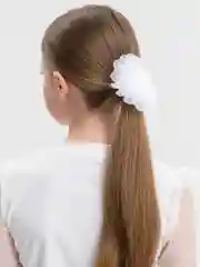 Белый бантики школьные белые на резинке, на последний звонок, 3 вида