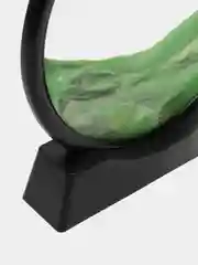 Зеленый песочные часы 3D, декоративные, настольные, для офиса
