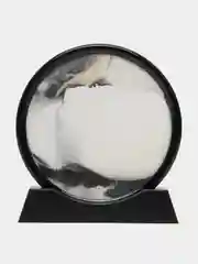 Белый песочные часы 3D, декоративные, настольные, для офиса