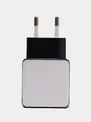 Сетевое зарядное устройство, 10Вт, USB + кабель USB - Lightning, 1 м, белый