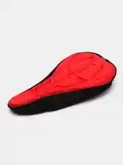 Красный гелевый чехол на седло велосипеда. Накладка мягкая для седла горного или шоссейного велика