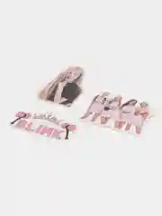 Багровый стикеры К-POP Blackpink (Блэкпинк), Набор Наклейки
