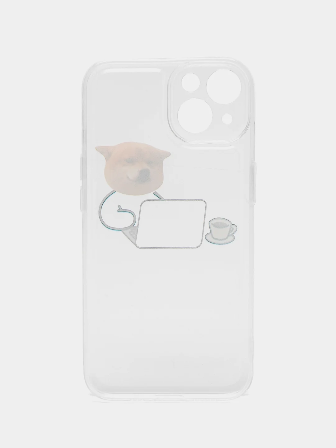 Молочный чехол на iPhone 11 15 12 13 14 / Pro Max / Plus айфон про макс прозрачный силиконовый