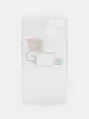 Молочный чехол на iPhone 11 15 12 13 14 / Pro Max / Plus айфон про макс прозрачный силиконовый