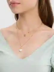 Серебряный цепочка ожерель на шею с жемчугом
