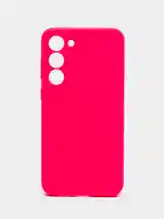 Фуксия чехол для Samsung S23FE, S23, S23 Plus, S23 Ultra с бархатом внутри