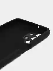 Черный чехол для Samsung A13 4G, A23 4G, A33 5G, A53 с бархатом внутри