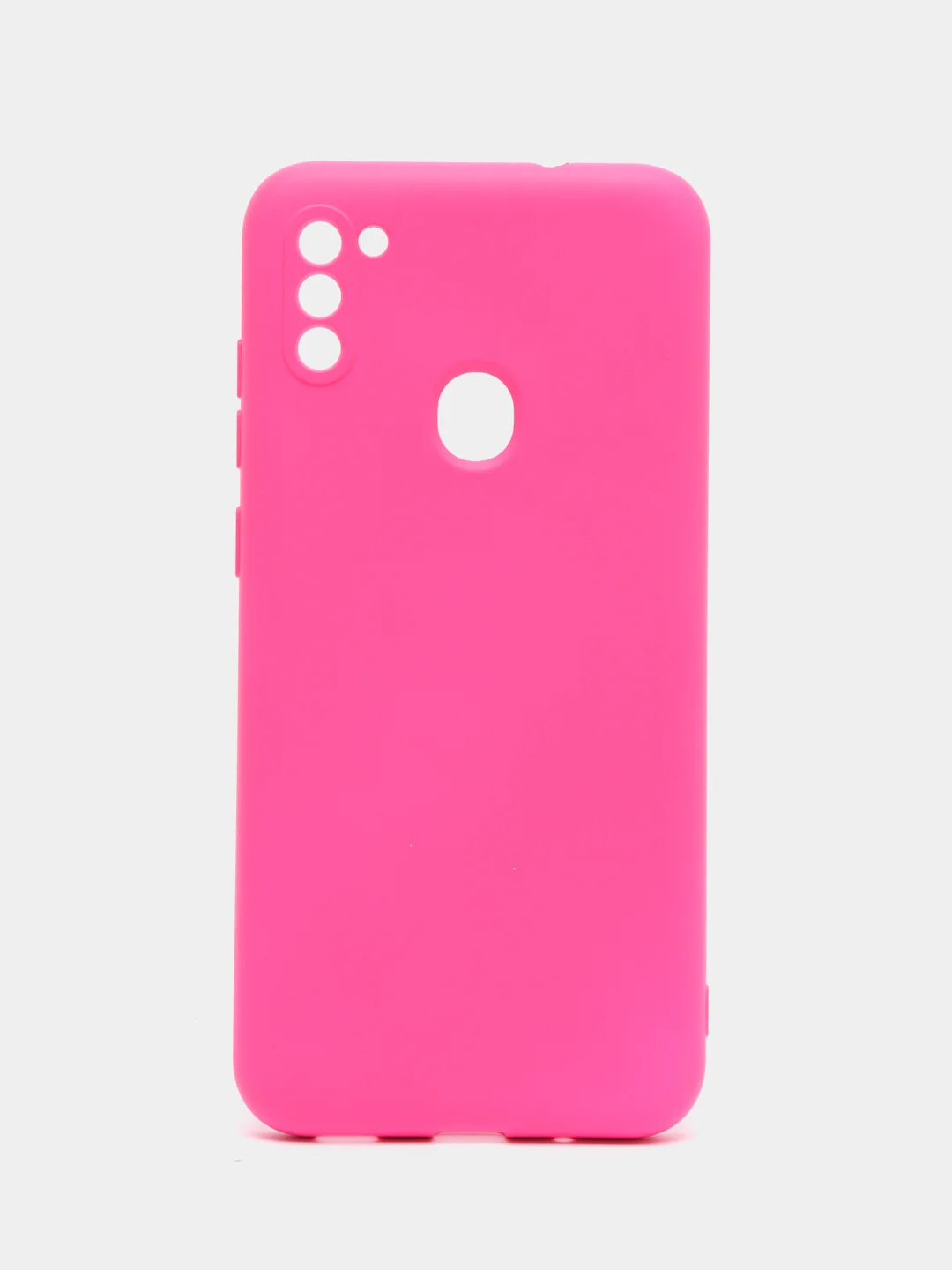 Тёмно-розовый чехол Samsung Galaxy A11 / M11, Самсунг Галакси А11 / М11 силиконовый Silicone Cover