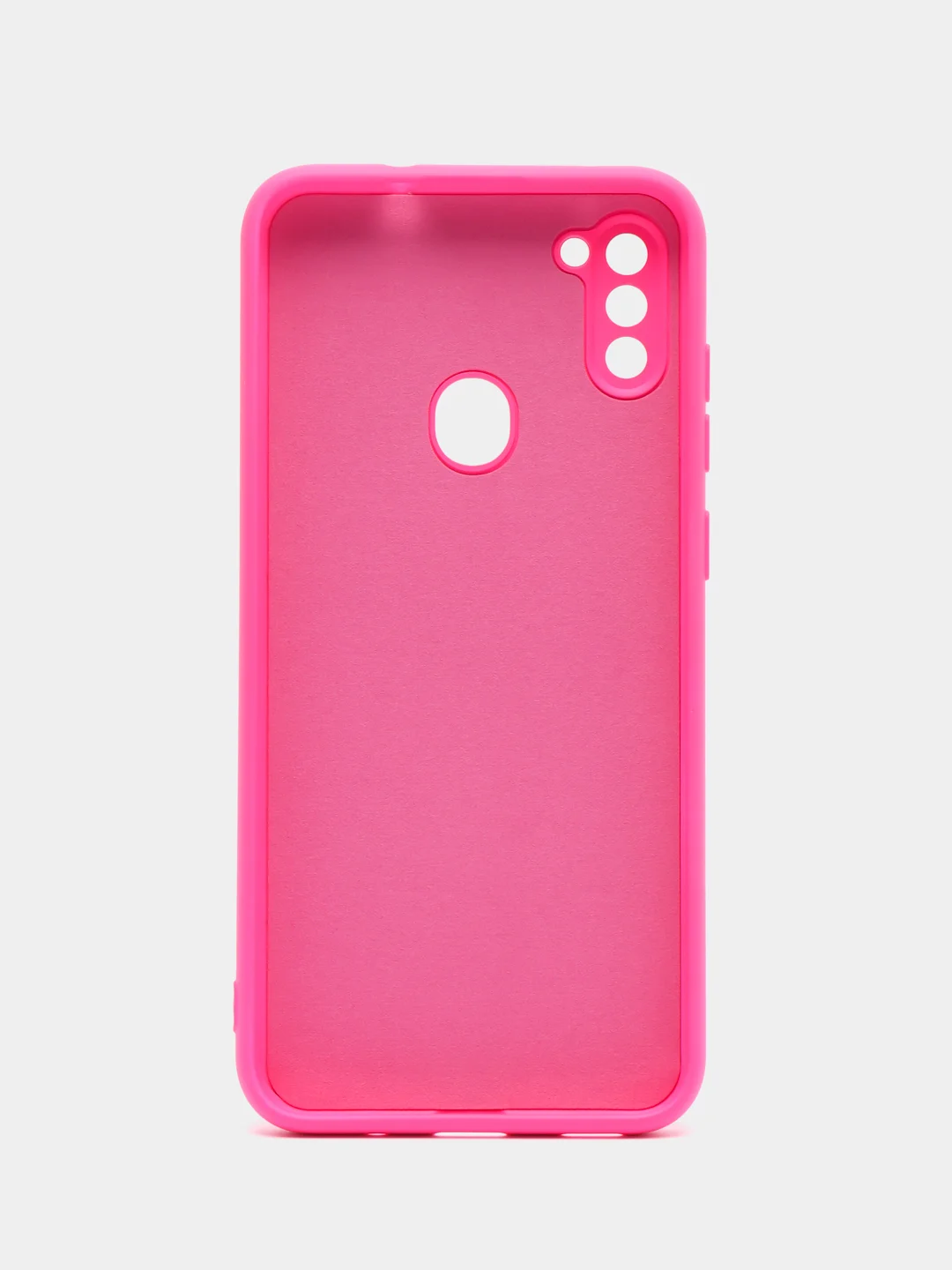 Тёмно-розовый чехол Samsung Galaxy A11 / M11, Самсунг Галакси А11 / М11 силиконовый Silicone Cover
