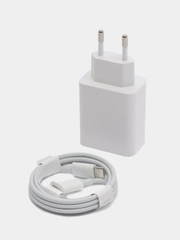 Зарядное устройство для телефона Acgicea PD 20W QC3.0, комплект с кабелем