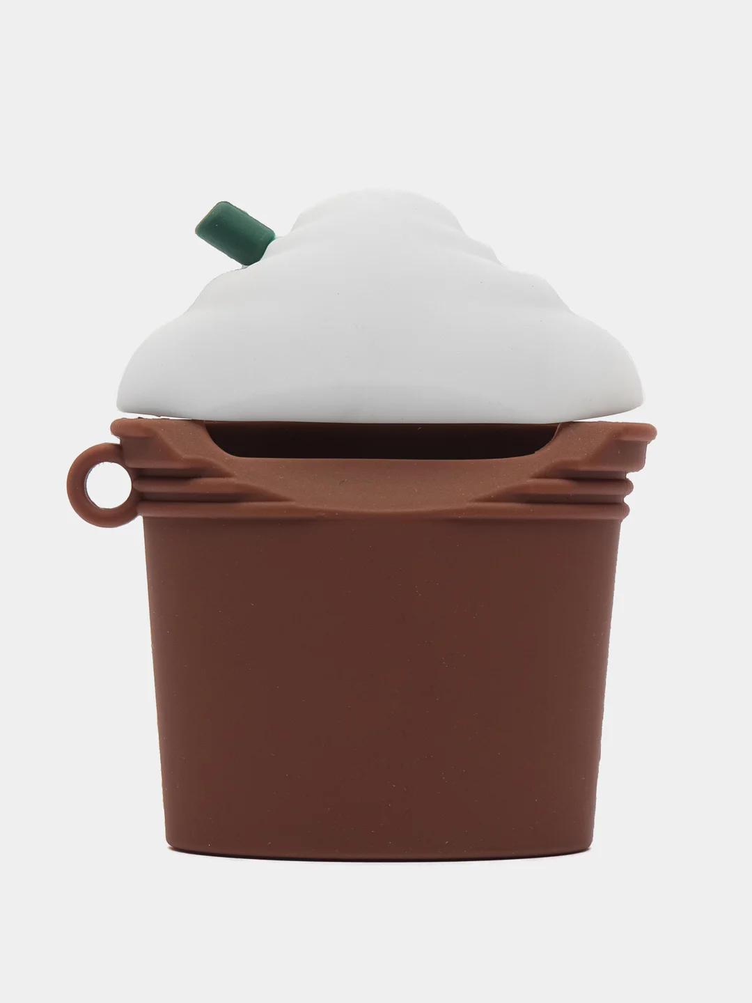 Бежевый чехол для наушников AirPods 2
