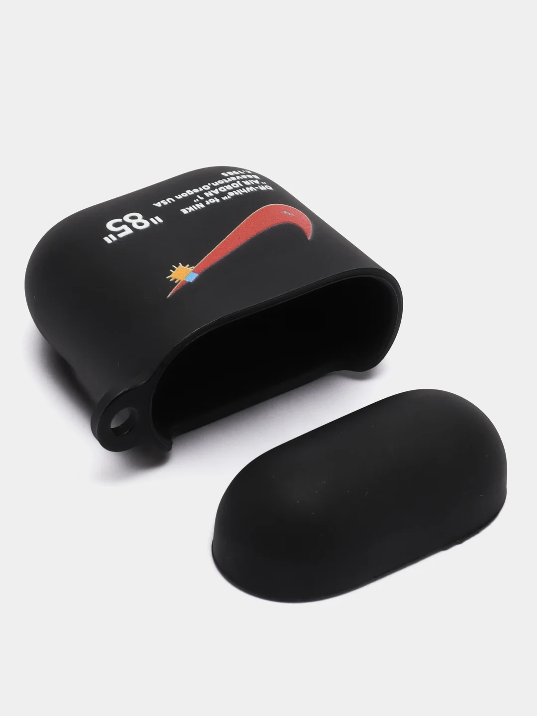 Багровый чехол для наушников AirPods 2, силиконовый, прозрачный