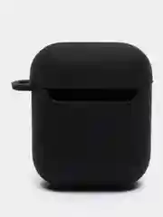 Бежевый меланж чехол для наушников AirPods 2, силиконовый, прозрачный