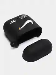 Бежевый меланж чехол для наушников AirPods 2, силиконовый, прозрачный