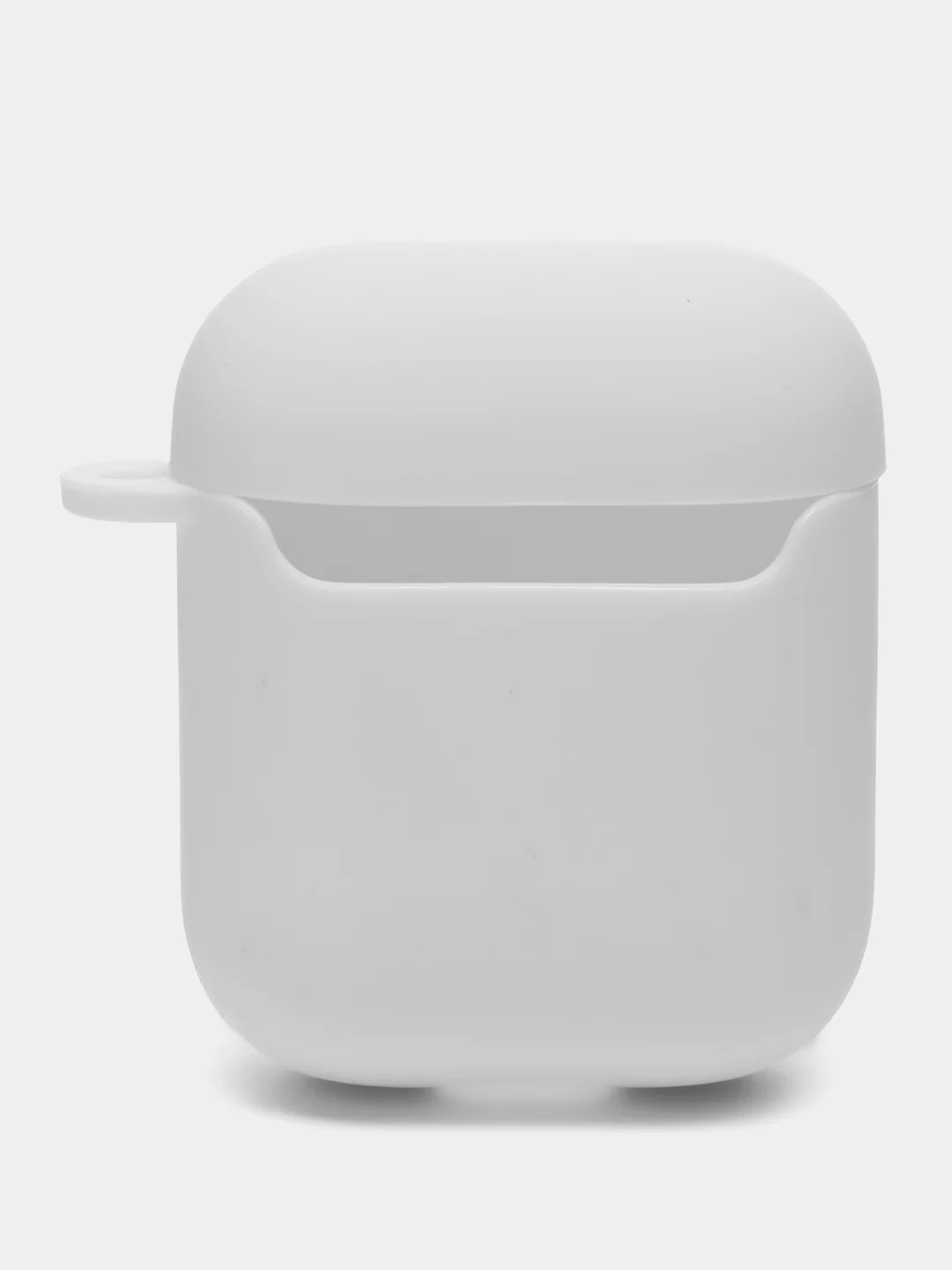 Бежевый чехол для наушников AirPods 2, силиконовый, прозрачный