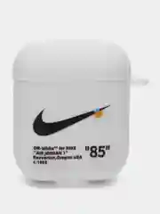 Бежевый чехол для наушников AirPods 2, силиконовый, прозрачный
