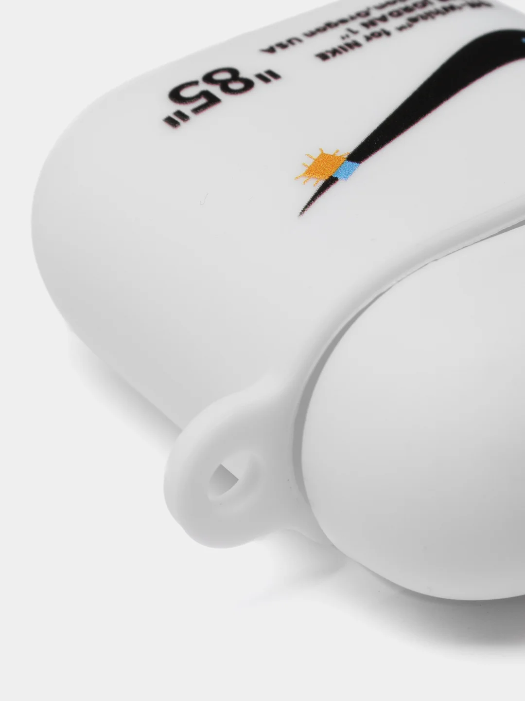 Бежевый чехол для наушников AirPods 2, силиконовый, прозрачный
