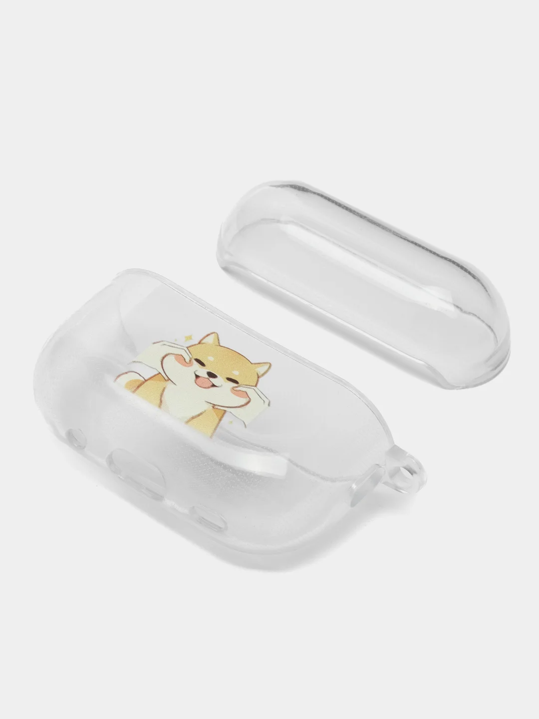 Вишнёвый чехол для наушников AirPods Pro, силиконовый, прозрачный