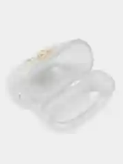 Вишнёвый чехол для наушников AirPods 3, силиконовый, прозрачный