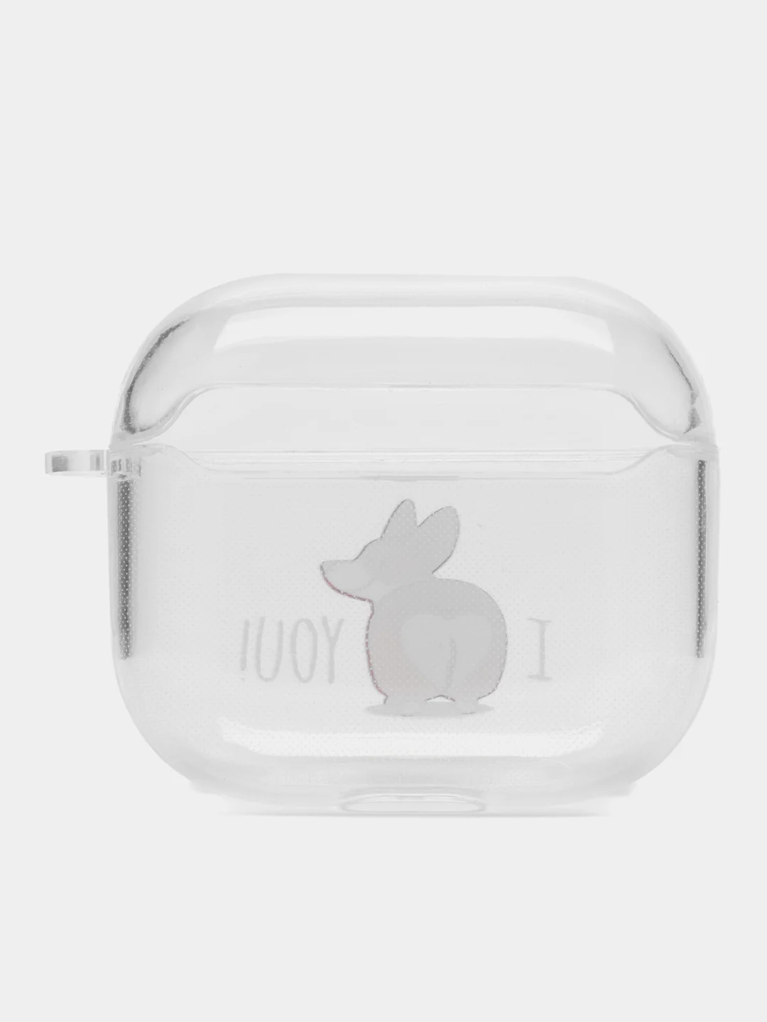 Бирюзовый чехол для наушников AirPods 3, силиконовый, прозрачный