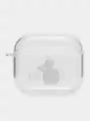 Бирюзовый чехол для наушников AirPods 3, силиконовый, прозрачный