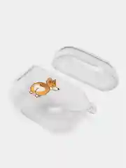 Бирюзовый чехол для наушников AirPods 3, силиконовый, прозрачный