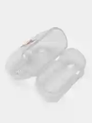 Бирюзовый чехол для наушников AirPods Pro, силиконовый, прозрачный